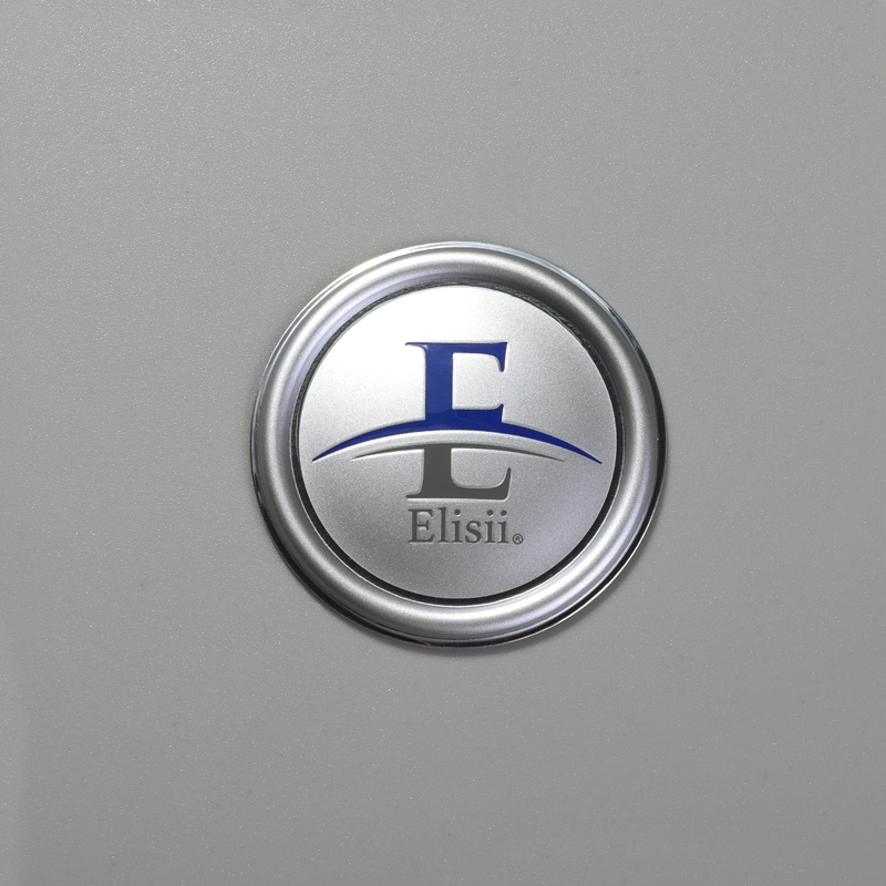 Etiqueta de aluminio Logotipo personalizado Adhesivo en relieve 3d