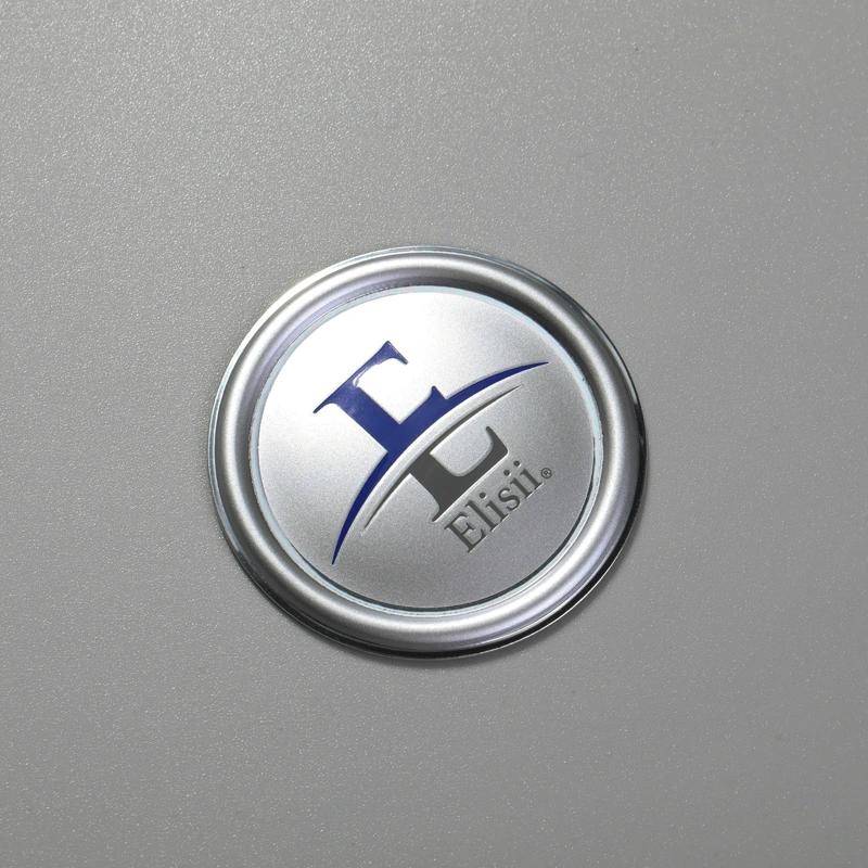 Etiqueta de aluminio Logotipo personalizado Adhesivo en relieve 3d
