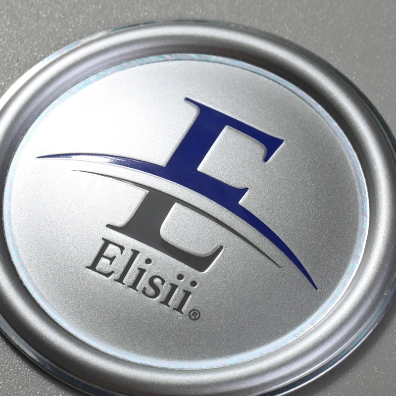 Etiqueta de aluminio Logotipo personalizado Adhesivo en relieve 3d