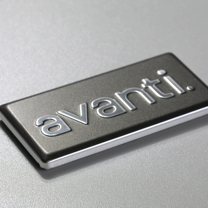 Etiquetas de aluminio de impresión de placas de identificación de aluminio anodizado