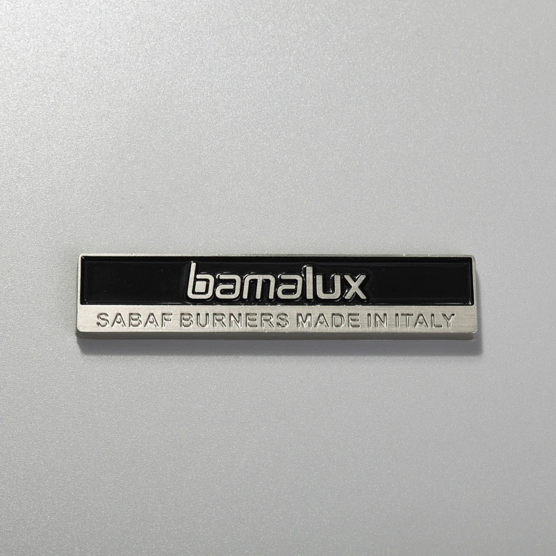 Insignia de zinc cromado para lavadora