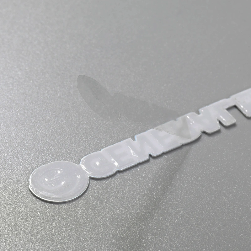 Placa de identificación con logotipo en relieve de aluminio para refrigerador