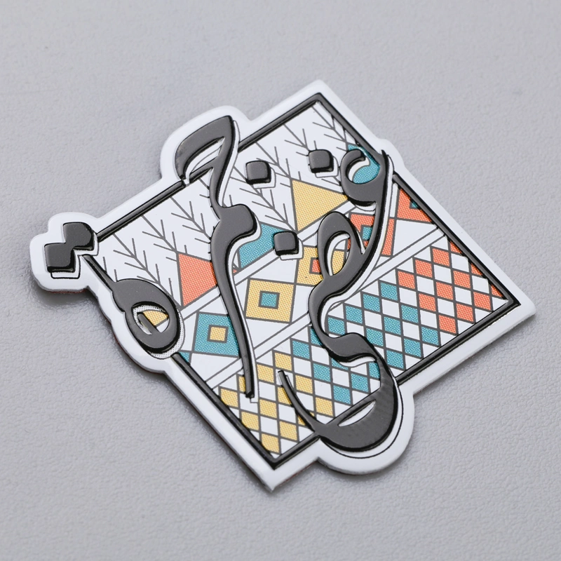 Etiquetas de serigrafía con placa de identificación con logotipo de aluminio