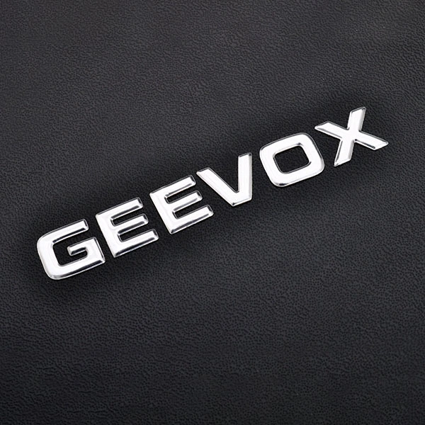 Insignia suave de motocicleta con cúpula curva 3D y etiqueta suave 3D con efecto elevado
