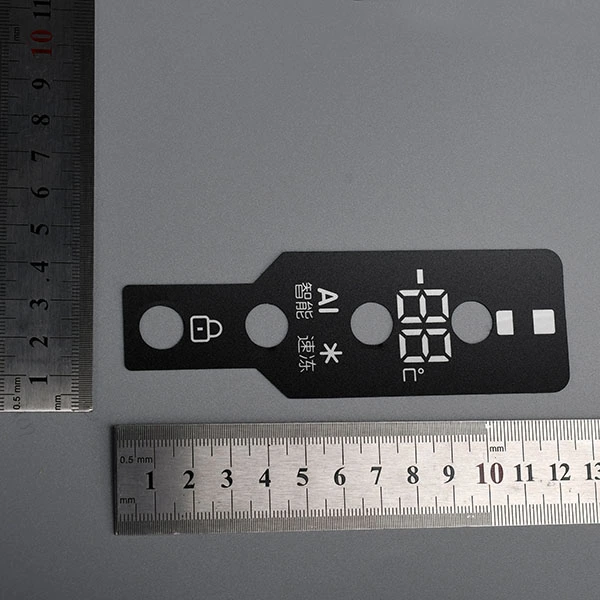 Etiqueta engomada del panel del refrigerador