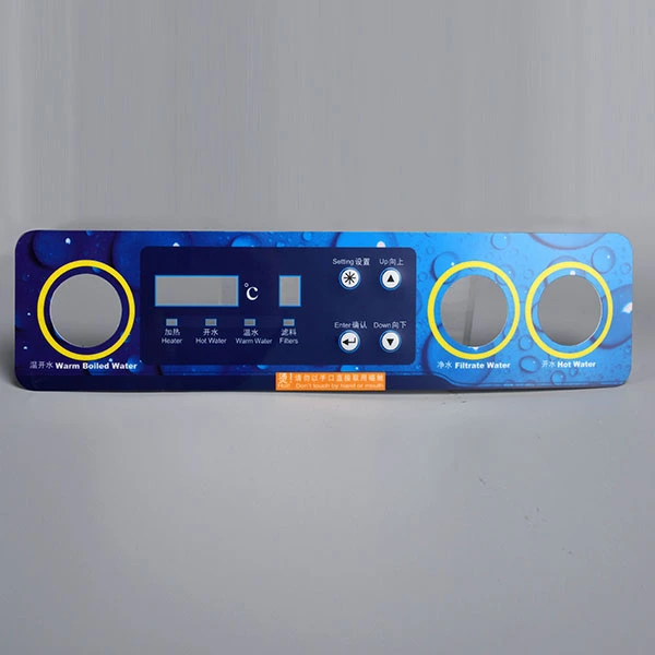 Panel de membrana táctil impermeable